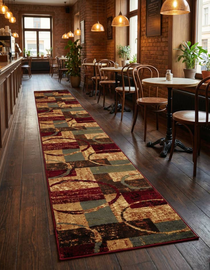 Detail image of 2' x 12' Coffee Shop Runner Rug