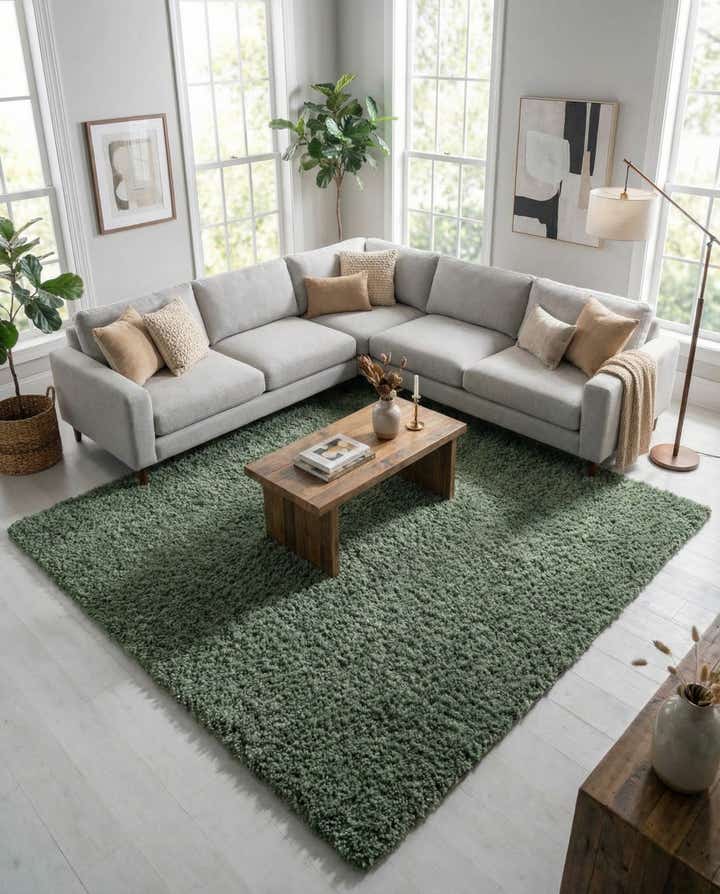 10' x 10' Zermatt Shag Square Rug