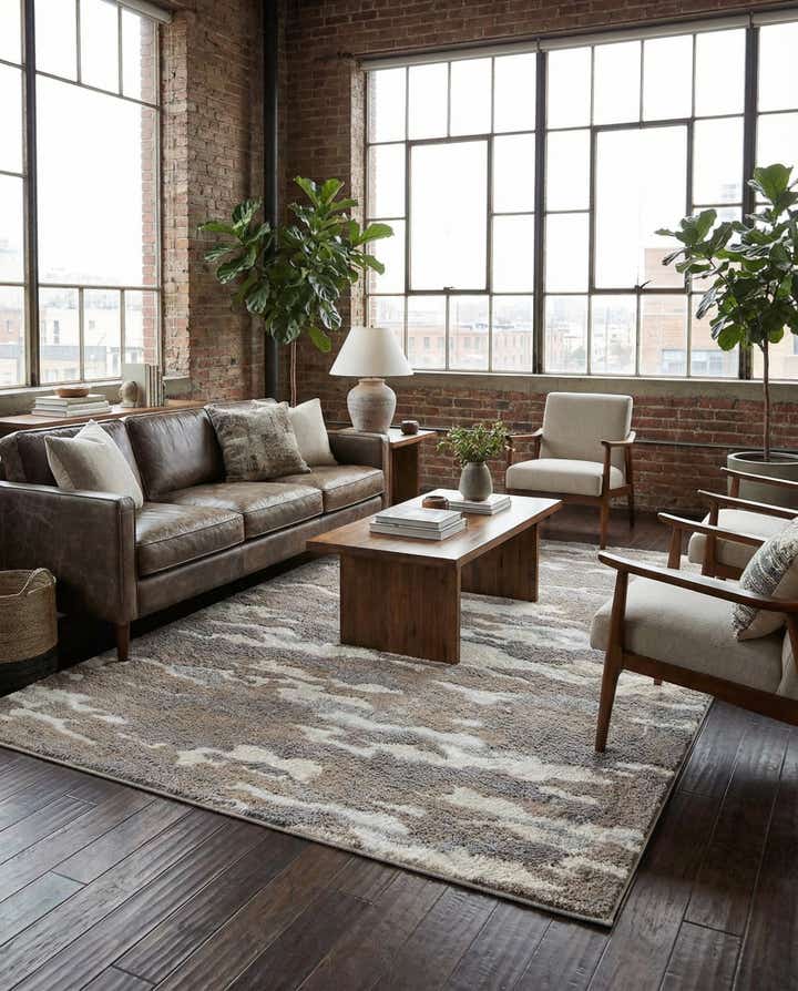 6' x 9' Sepia Rug