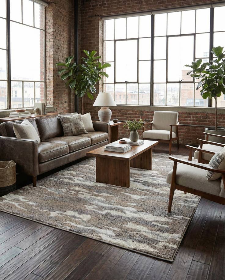Detail image of 6' x 9' Sepia Rug
