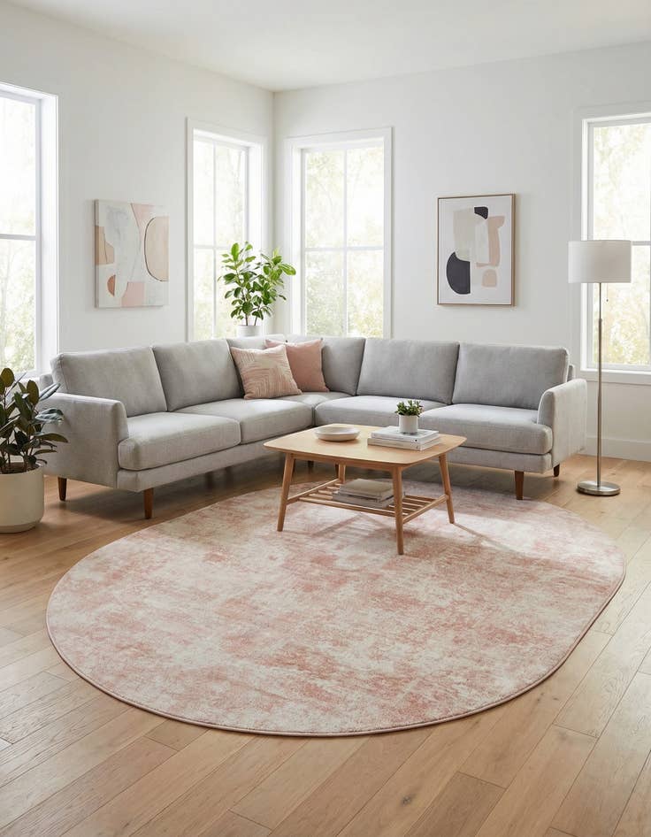 Detail image of 8' x 10' Aurora Oval Rug