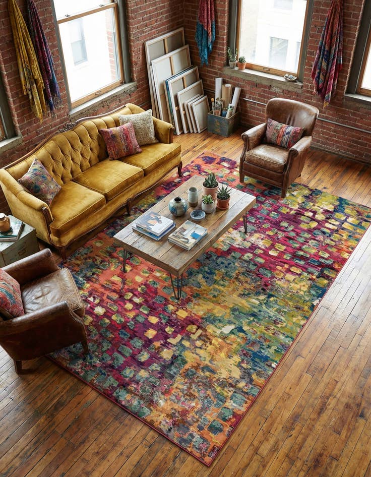 Detail image of 10' x 14' Washable Sevilla Rug