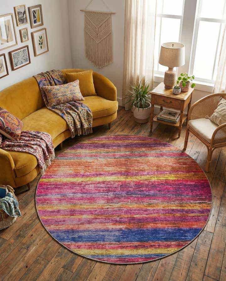5' x 5' Asha Round Rug