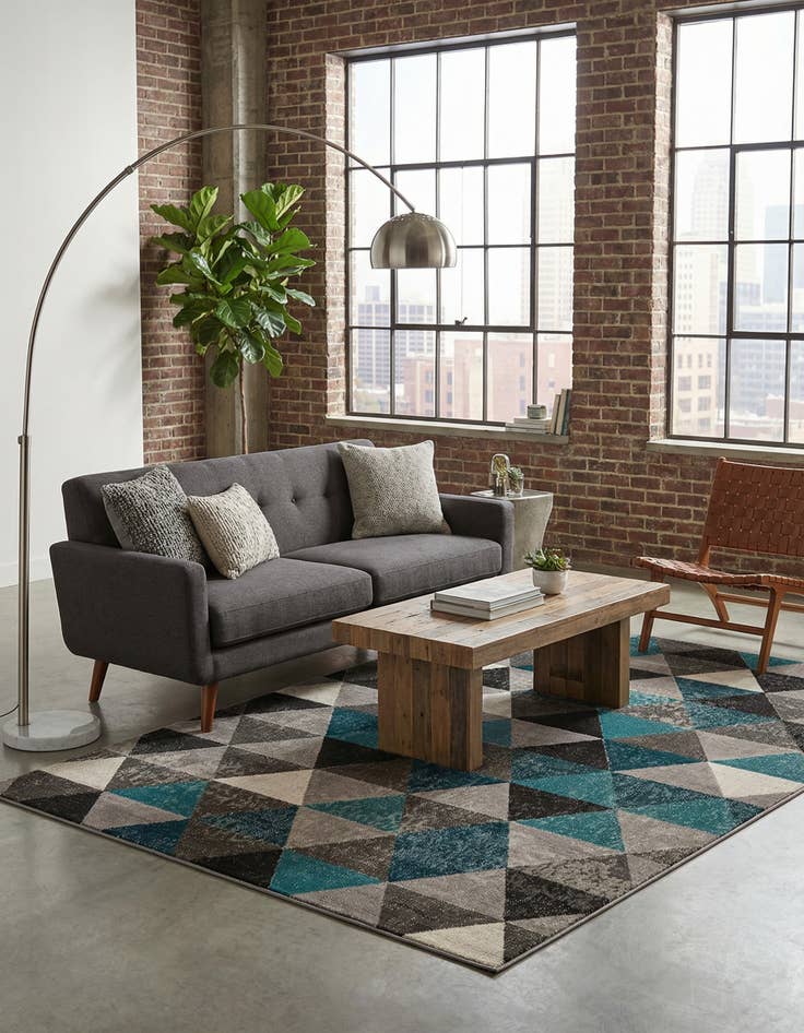 Detail image of 5' 3 x 8' Valencia Rug