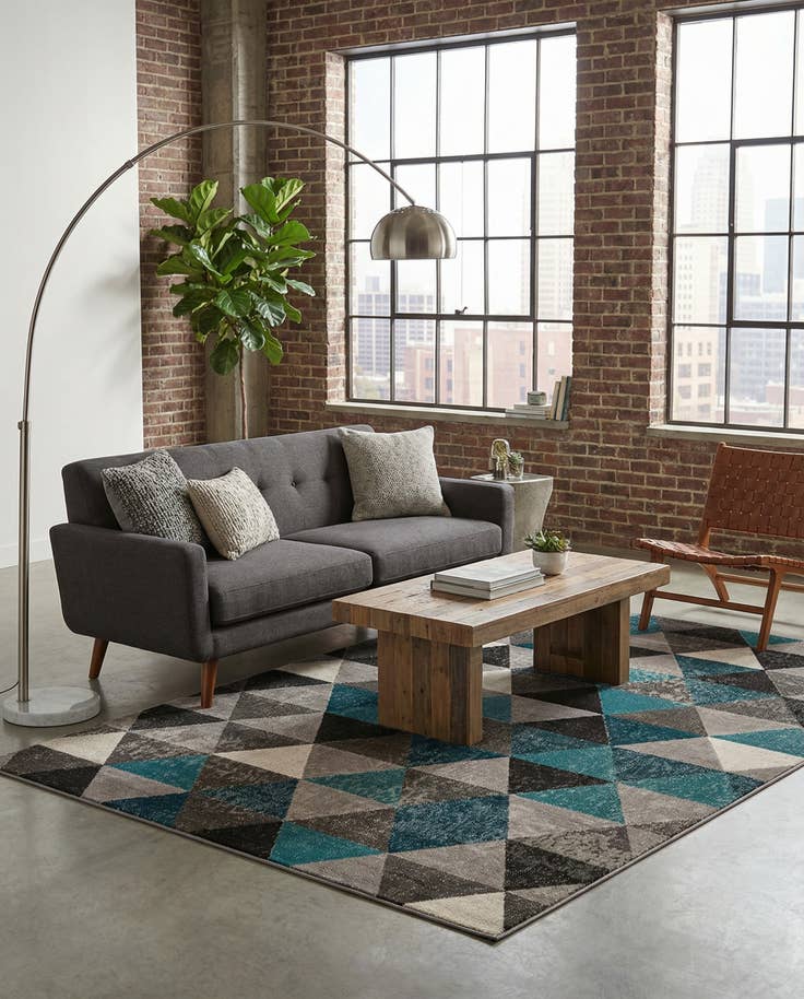 Detail image of 5' 3 x 8' Valencia Rug