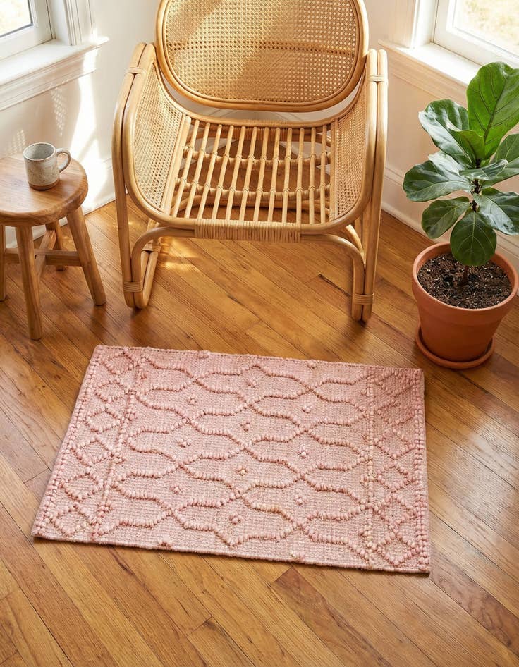 Detail image of 2' 2 x 3' 1 Hand Woven Larsa Jute Rug