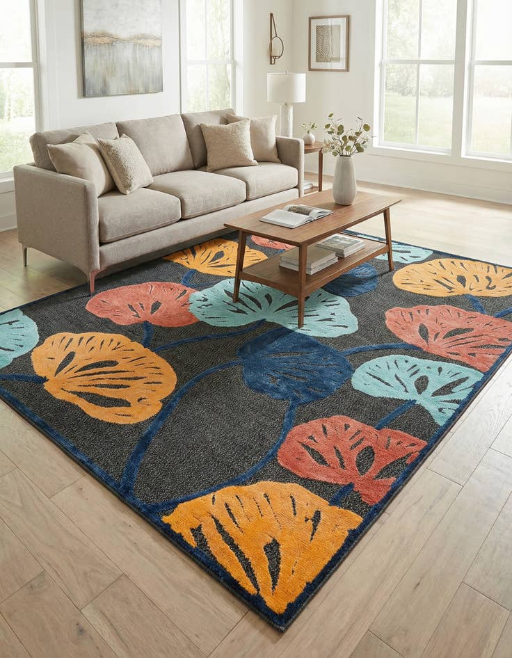 Detail image of 7' 10 x 10'  Washable Belize Indoor / Outdoor Rug