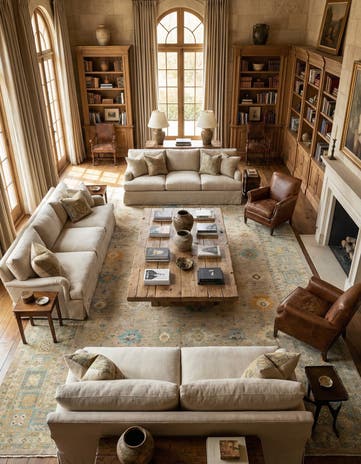 16' 11 x 22' 10 Oushak Rug