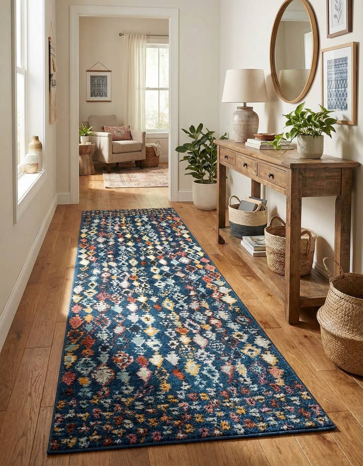 Detail image of 2' 7 x 10' Morocco Runner Rug