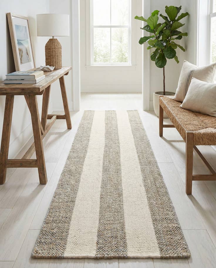 Detail image of 2' x 8' Hand Woven Jill Zarin Hamptons Runner Rug
