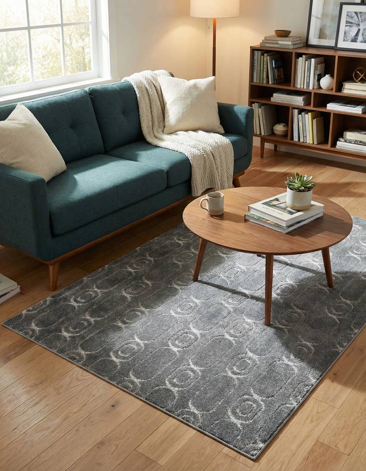 Detail image of 4' x 6' Vogue Geo Rug