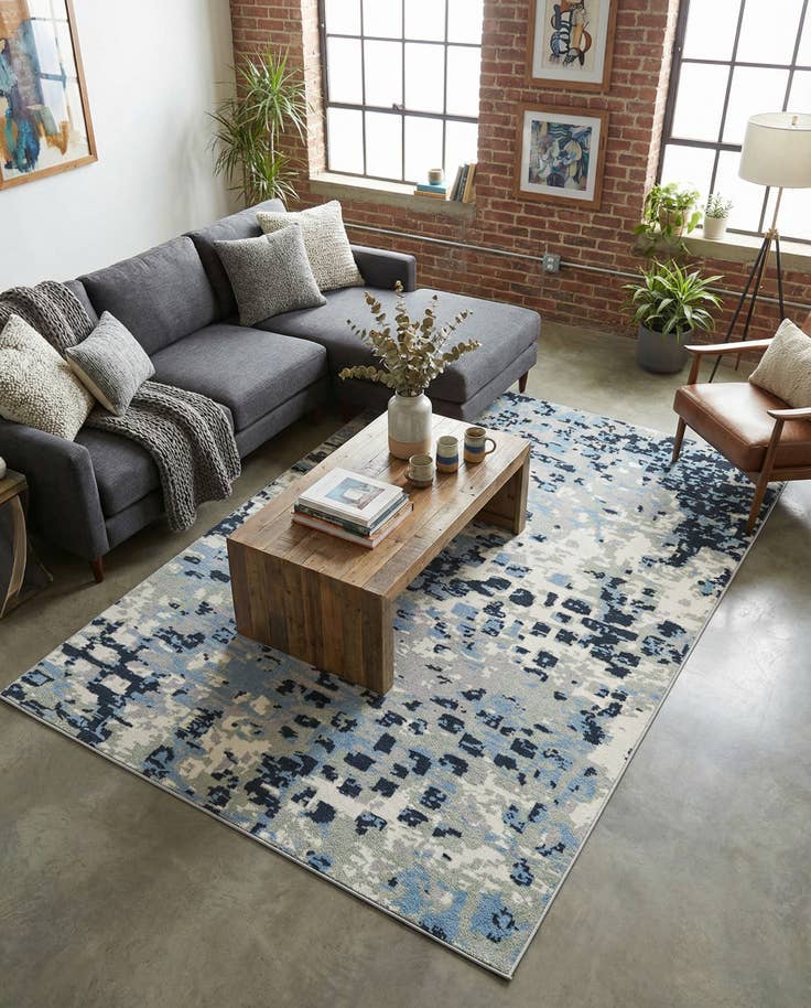 Detail image of 5' 3 x 8' Kamala Washable Rug