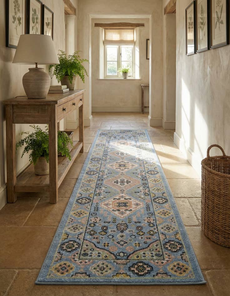 Detail image of 2' x 8' Kamala Washable Runner Rug