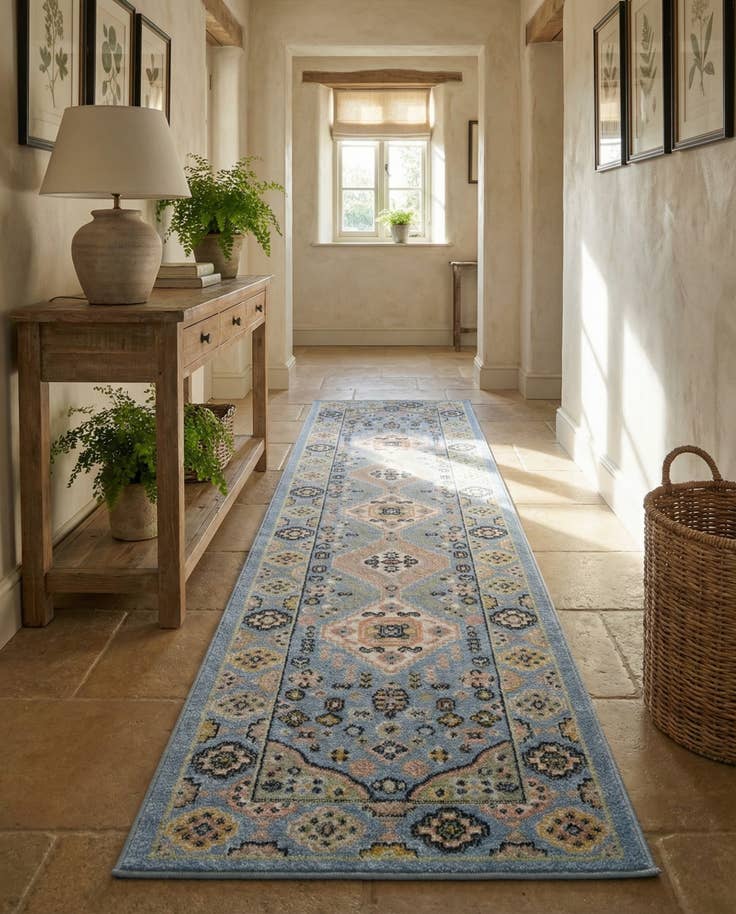 Detail image of 2' x 8' Kamala Washable Runner Rug