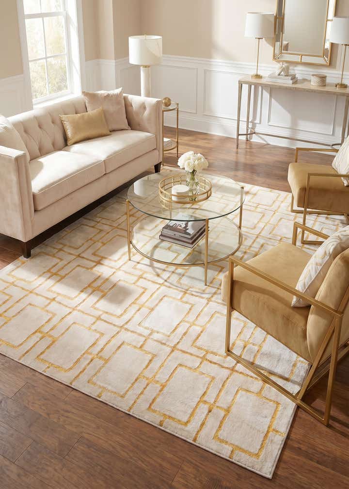 7' 10 x 7' 10 Marilyn Monroe™ Glam Deco Square Rug