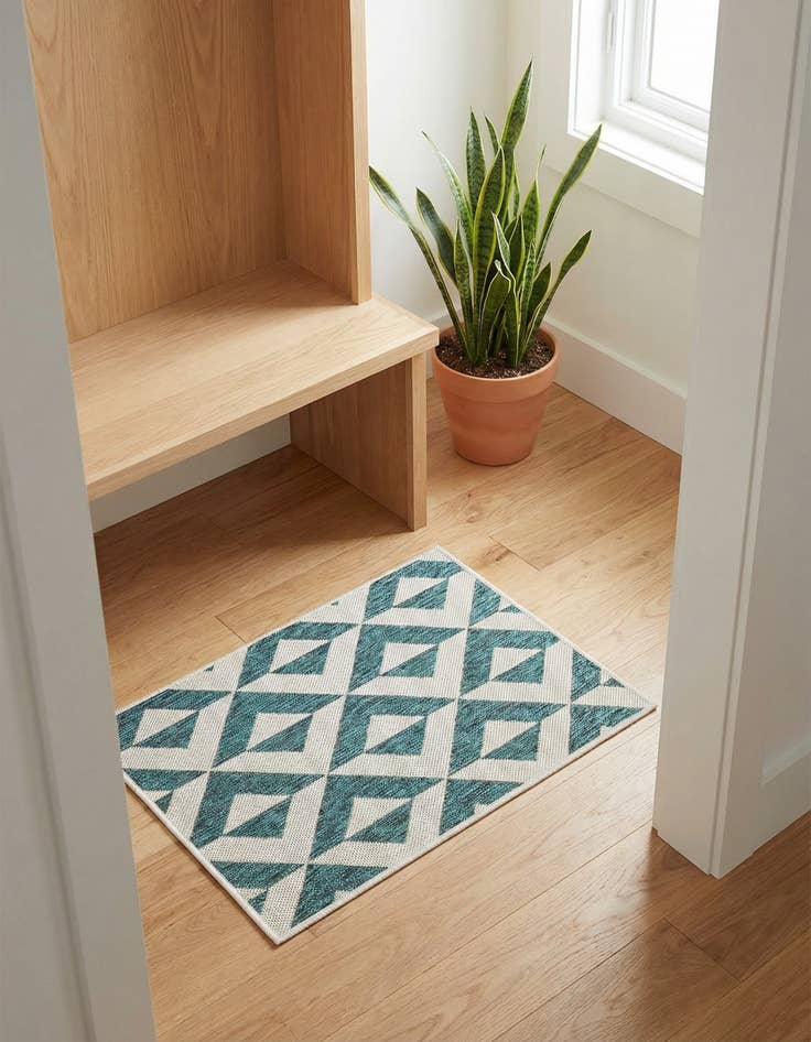 Detail image of 2' x 3' Washable Jill Zarin Napa Indoor / Outdoor Rug