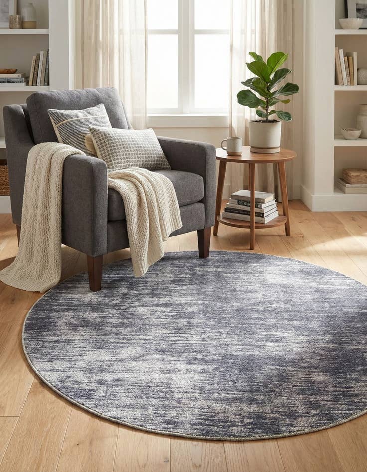 Detail image of 5' x 5' Asha Round Rug