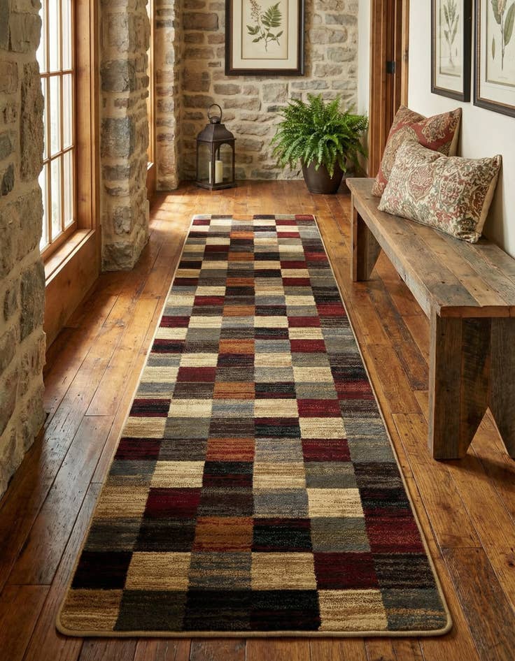 Detail image of 2' 7 x 10' Cafe Runner Rug