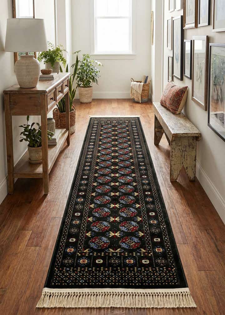 2' x 8' Bokhara Runner Rug