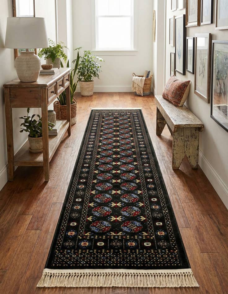 Detail image of 2' x 8' Bokhara Runner Rug