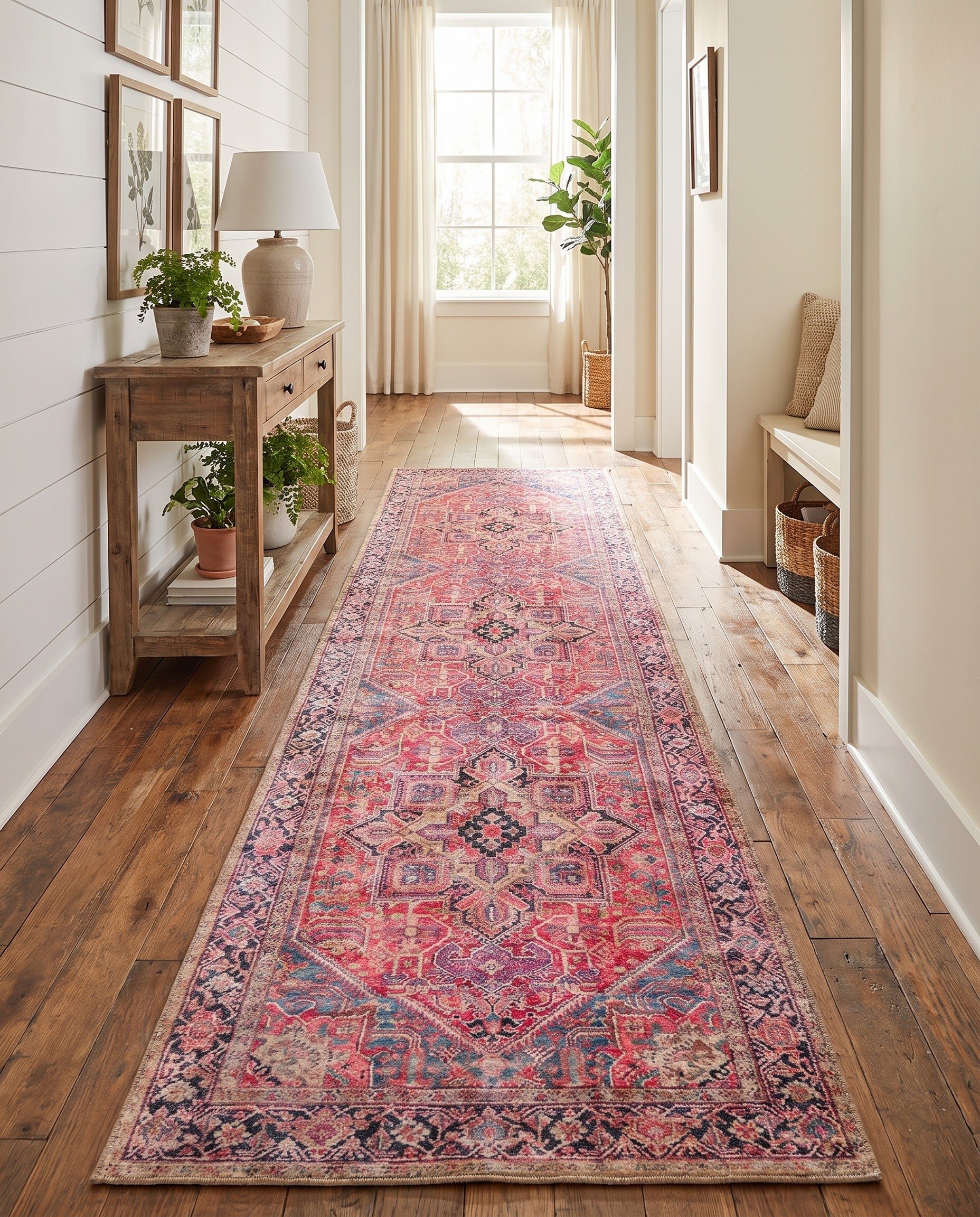 2' 6 x 14' Washable Timeless Runner Rug