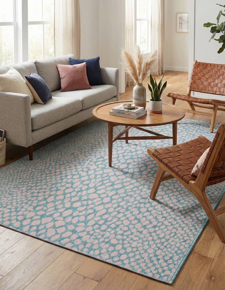 Detail image of 5' 3 x 8' Washable Jill Zarin Cape Town Indoor / Outdoor Rug