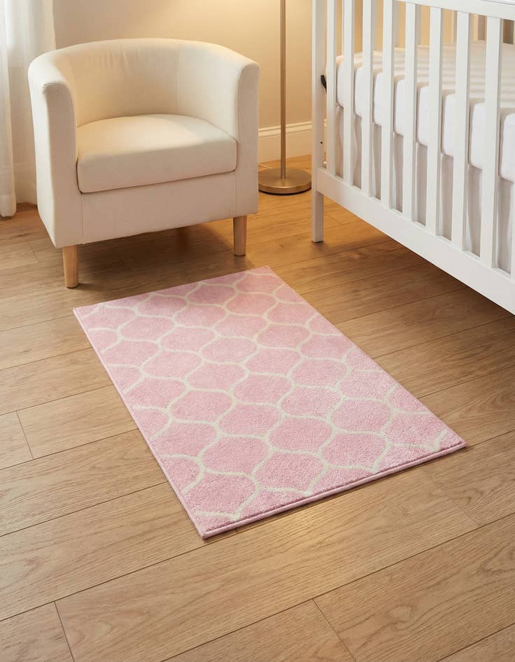 Detail image of 2' x 3' Lattice Frieze Rug