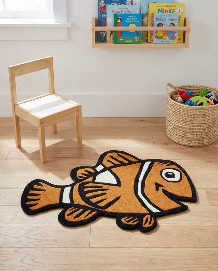 2' x 3' 1 Playtime Kids Wool Freeform Rug