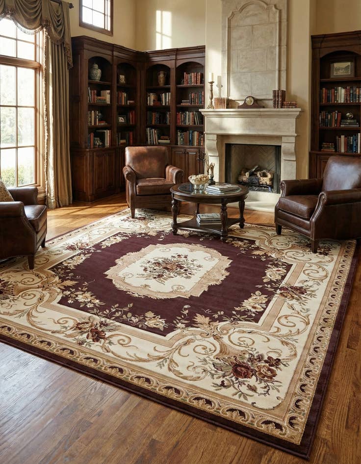 Detail image of 10' x 10' Chateau Square Rug