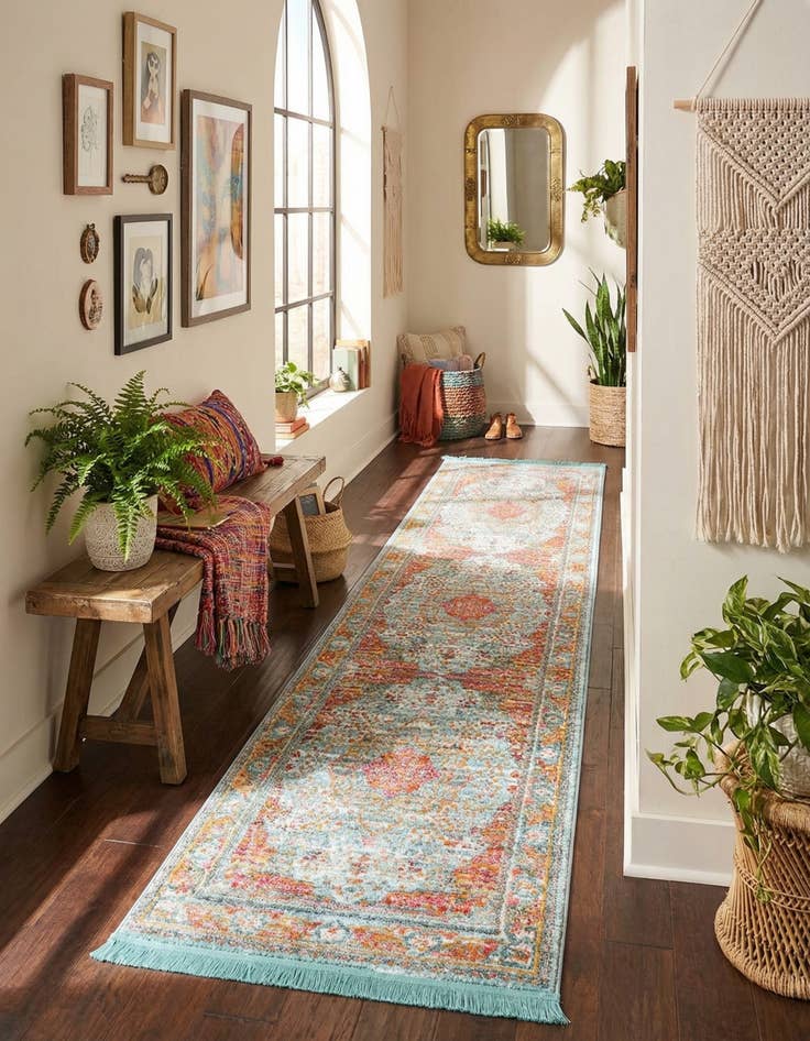 Detail image of 2' 2 x 8' Santiago Runner Rug