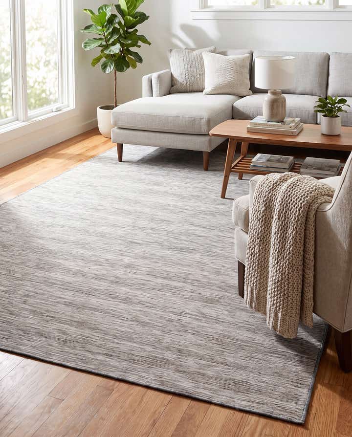 8' 4 x 11' 4 Easy-Clean Solid Indoor / Outdoor Rug