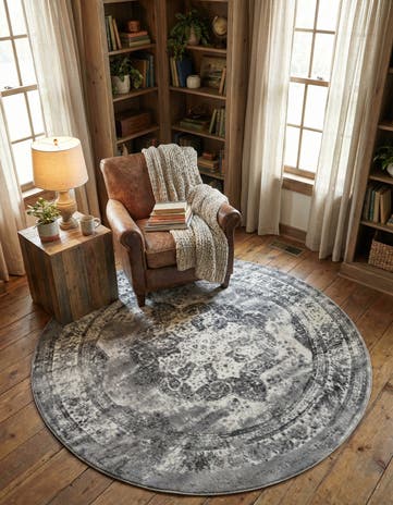 6' x 6' Monte Carlo Round Rug