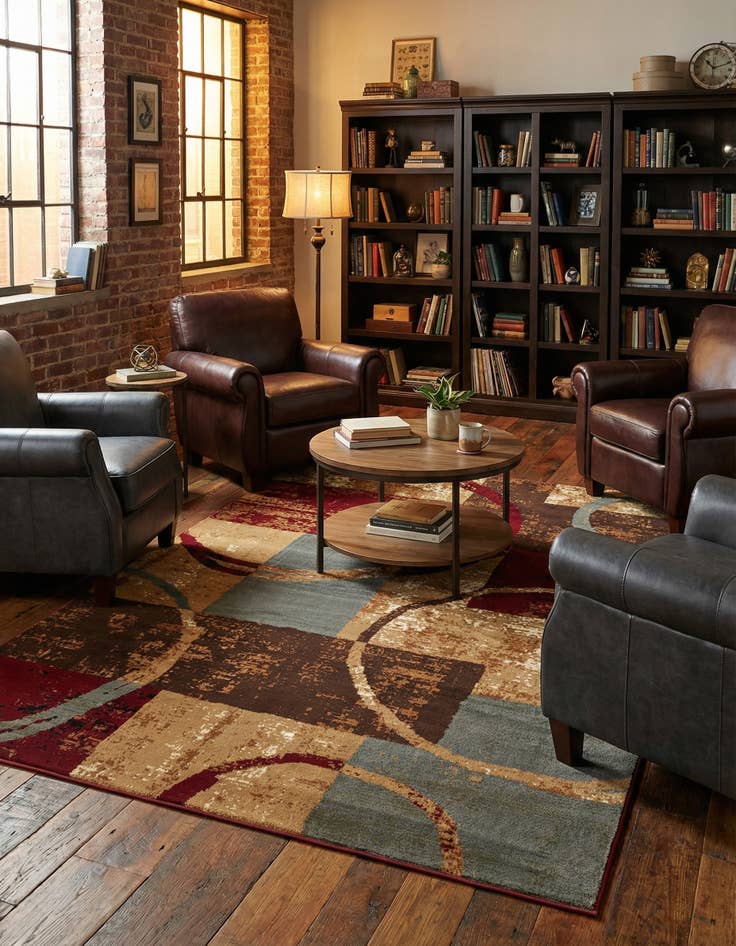 Detail image of 7' 10 x 11' Coffee Shop Rug