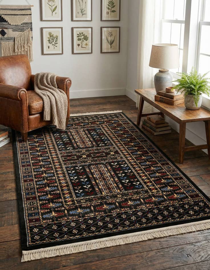 Detail image of 5' 3 x 8' Bokhara Rug