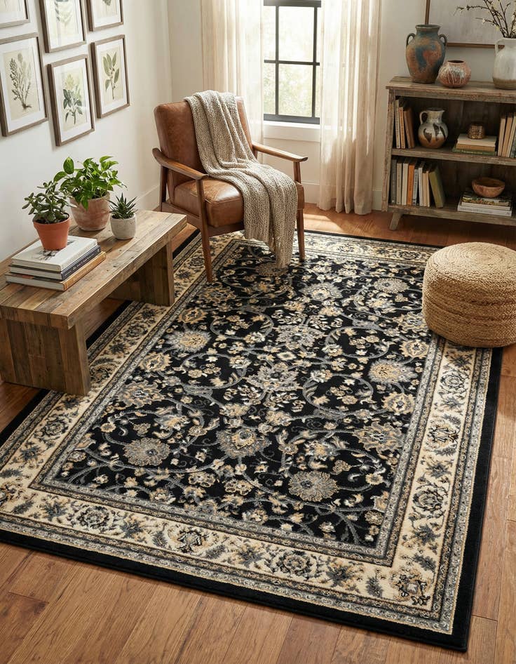 Detail image of 5' 3 x 8' Yasmin Rug