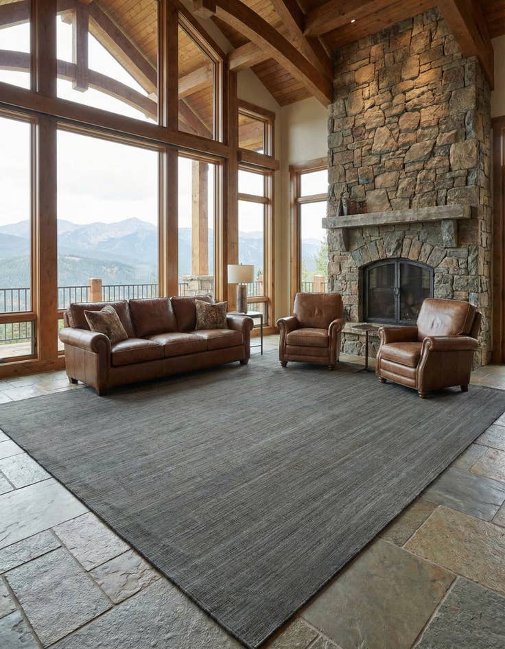 Detail image of 13' 2 x 19' 2 Hand Woven Kilim Afghan Wool Rug