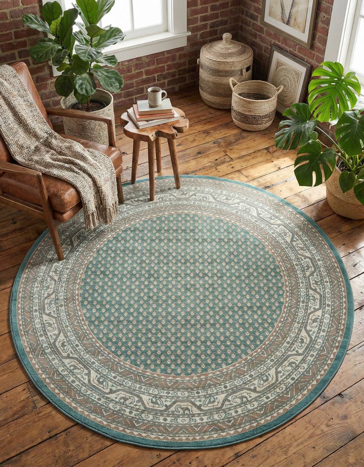 Detail image of  5' x 5' SoHo Round Rug