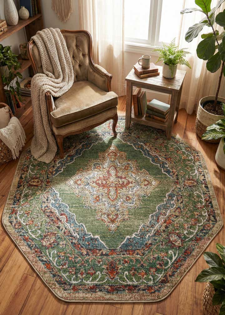 5' x 5' Isabella Octagon Rug