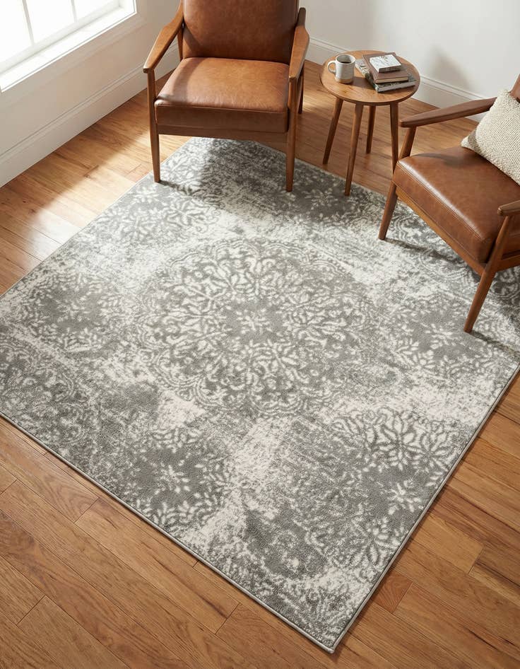 Detail image of 5' 3 x 5' 3 Monte Carlo Square Rug