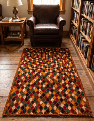 2' 8 x 4' 4 Hand Knotted Balouch Wool Rug