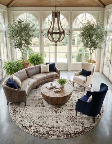 13' x 13' Monte Carlo Round Rug