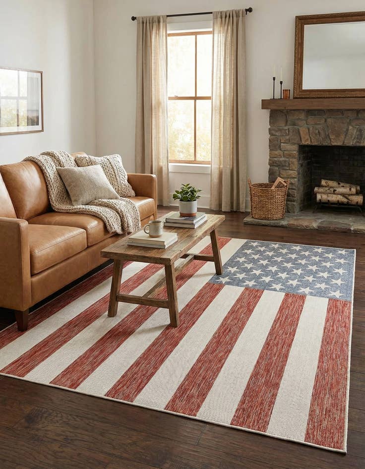 Detail image of 7' x 10'  Washable Jill Zarin Indoor / Outdoor Rug