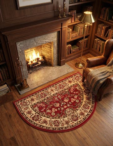 2' 7 x 4' Yasmin Hearth Rug