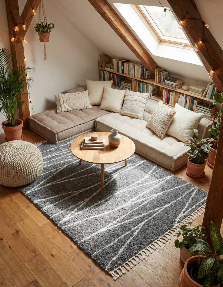 Detail image of 7' 10 x 10' Serenity Shag Rug