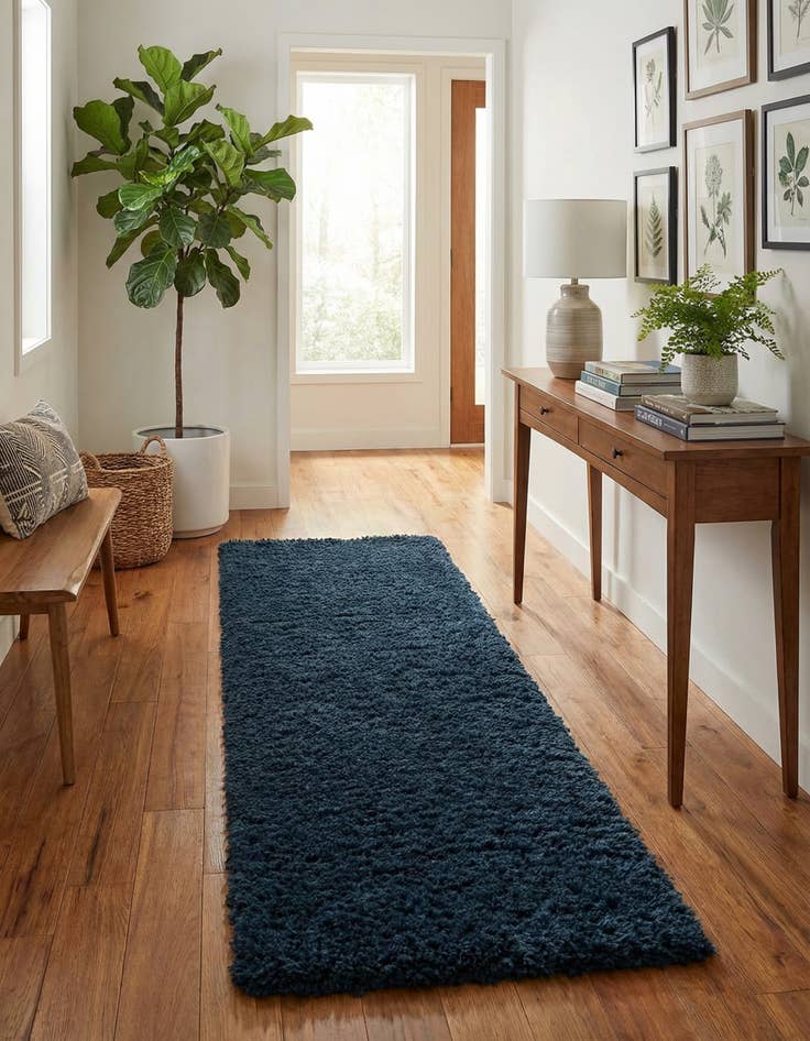 Detail image of 2' x 6' 5 Infinity Shag Runner Rug