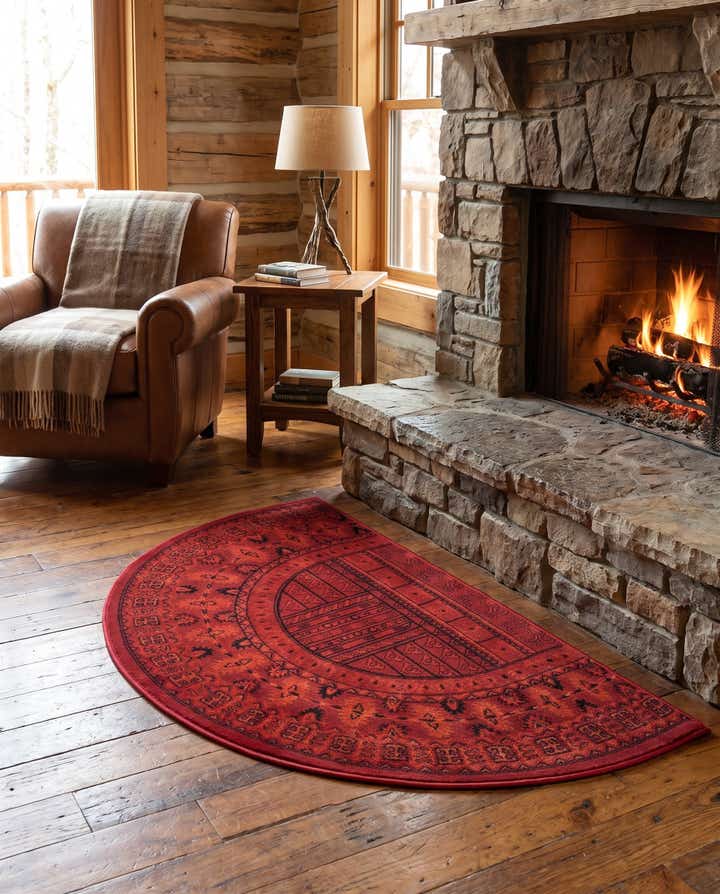 2' 7 x 4' Bokhara Hearth Rug