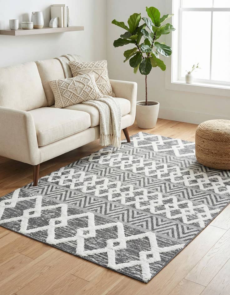 Detail image of 5' 3 x 8' Sabrina Soto Casa Valencia Rug