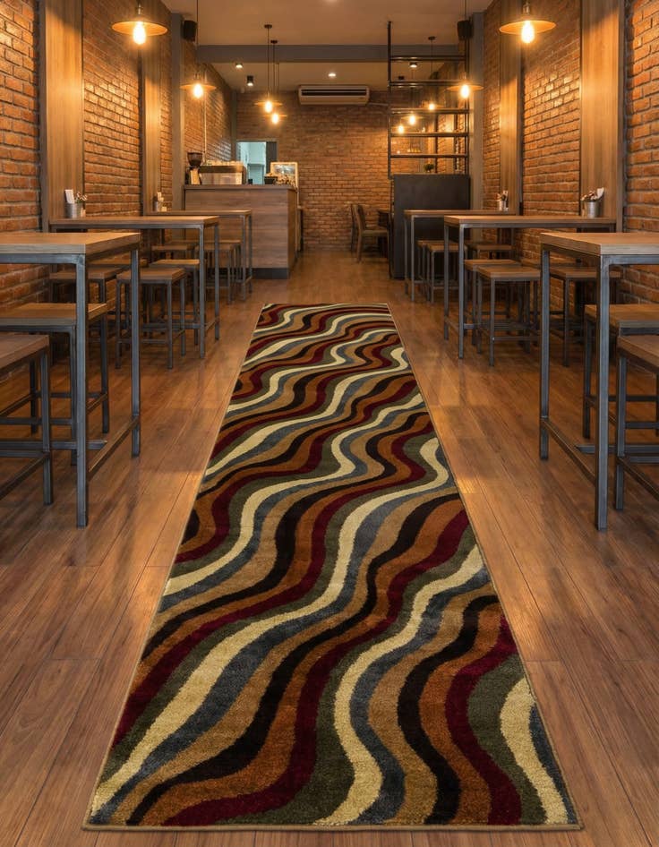 Detail image of 2' 7 x 13' Cafe Runner Rug