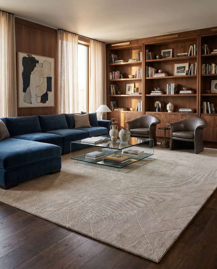 12' x 16' 1 WoolCraft Geometric Rug