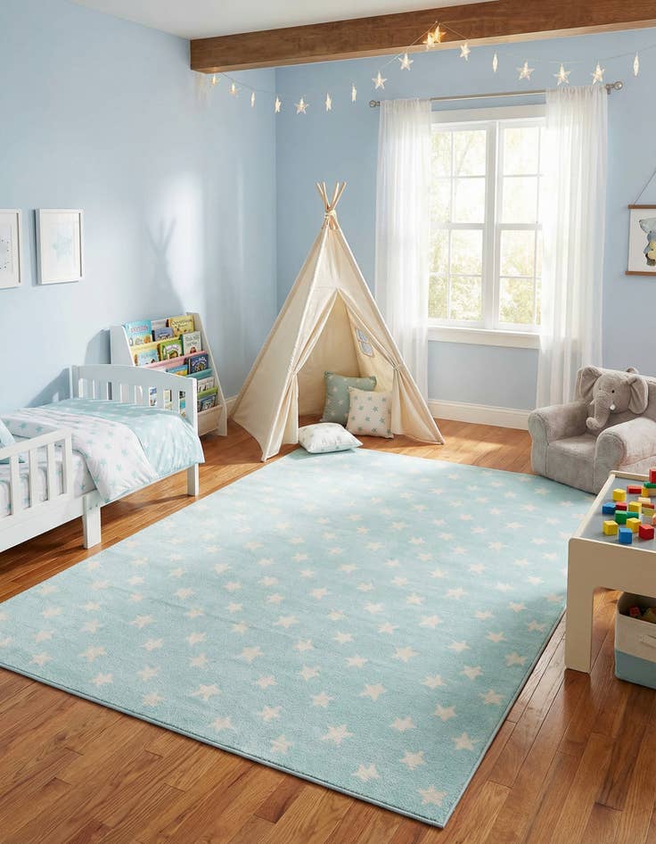 Detail image of 7' 10 x 10' Whimsy Kids Rug